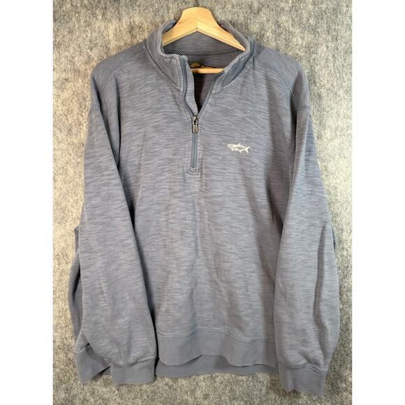 Orvis Other - Orvis Mens 1/4 Zip Pullover Sweater XL GRAY HEATHER KNIT SHIRT COTTON /TENCEL